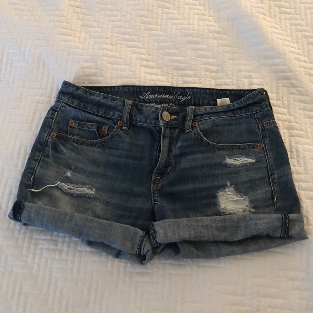 Denim shorts